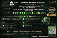 Tech Fest -2k26 National Level Technical Symposium Poster